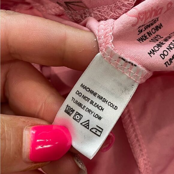 NWOT Sophia and Lily Ribbed Unicorn Diamond Pink Joggers Size 10/12 - Picture 4 of 6